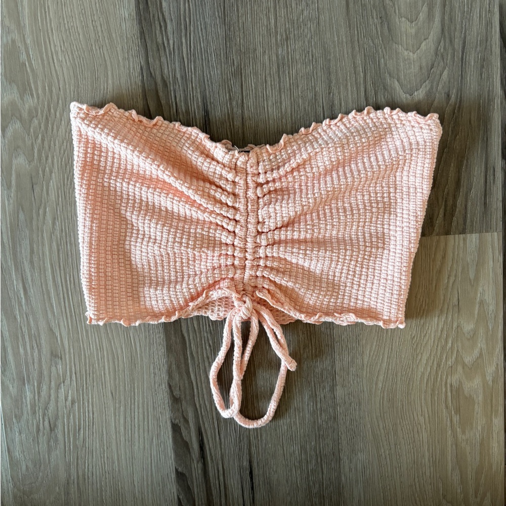 Forever 21 pink cinched tube top